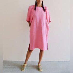 Ilana Kohn Pink Midi Dress